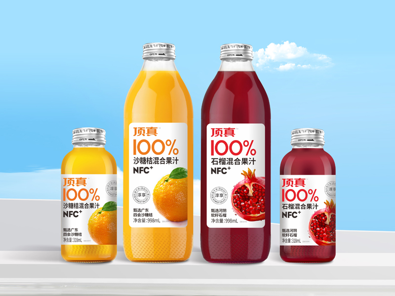 頂真推出100%混合果汁，千億級飲品市場再添生力軍